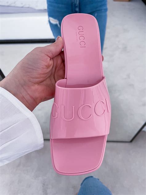 gucci jelly slides dupe|gucci slides knock off.